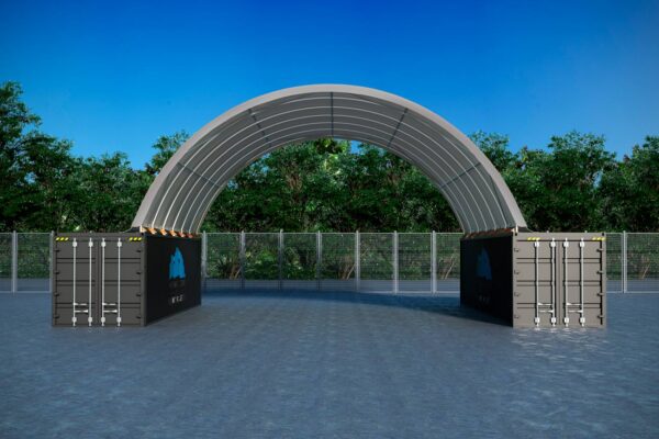 33x40ft (10x12m) Quicklock Commercial Grade Dome Shelter (GREY) - Image 18