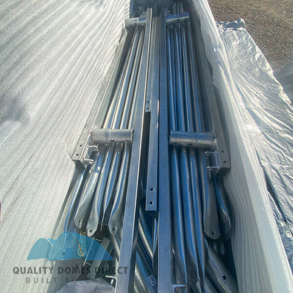 33x40ft (10x12m) Quicklock Commercial Grade Dome Shelter (GREY) - Image 4