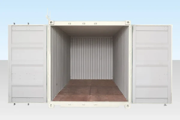 20ft Shipping Container (One Trip) White (RAL 9003)