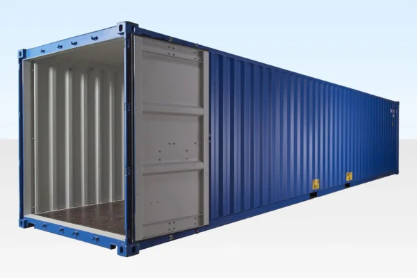 40ft Shipping Container Blue (RAL 5013)