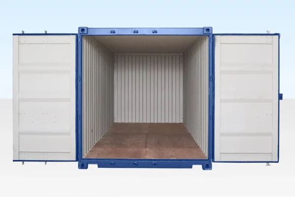 20ft Shipping Container (One Trip) Blue (RAL 5013)