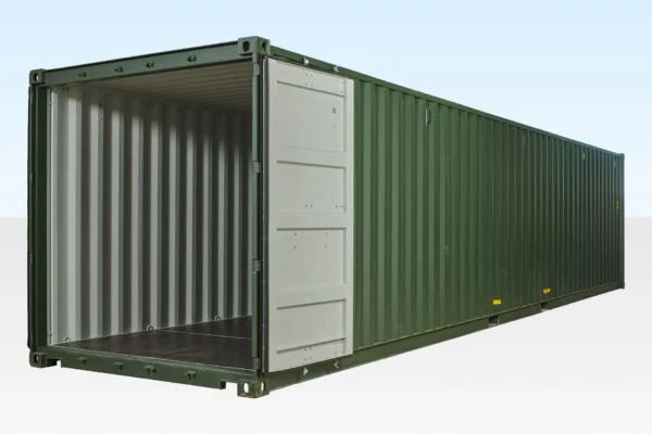 40ft Shipping Container Green (RAL 6007) - Image 3